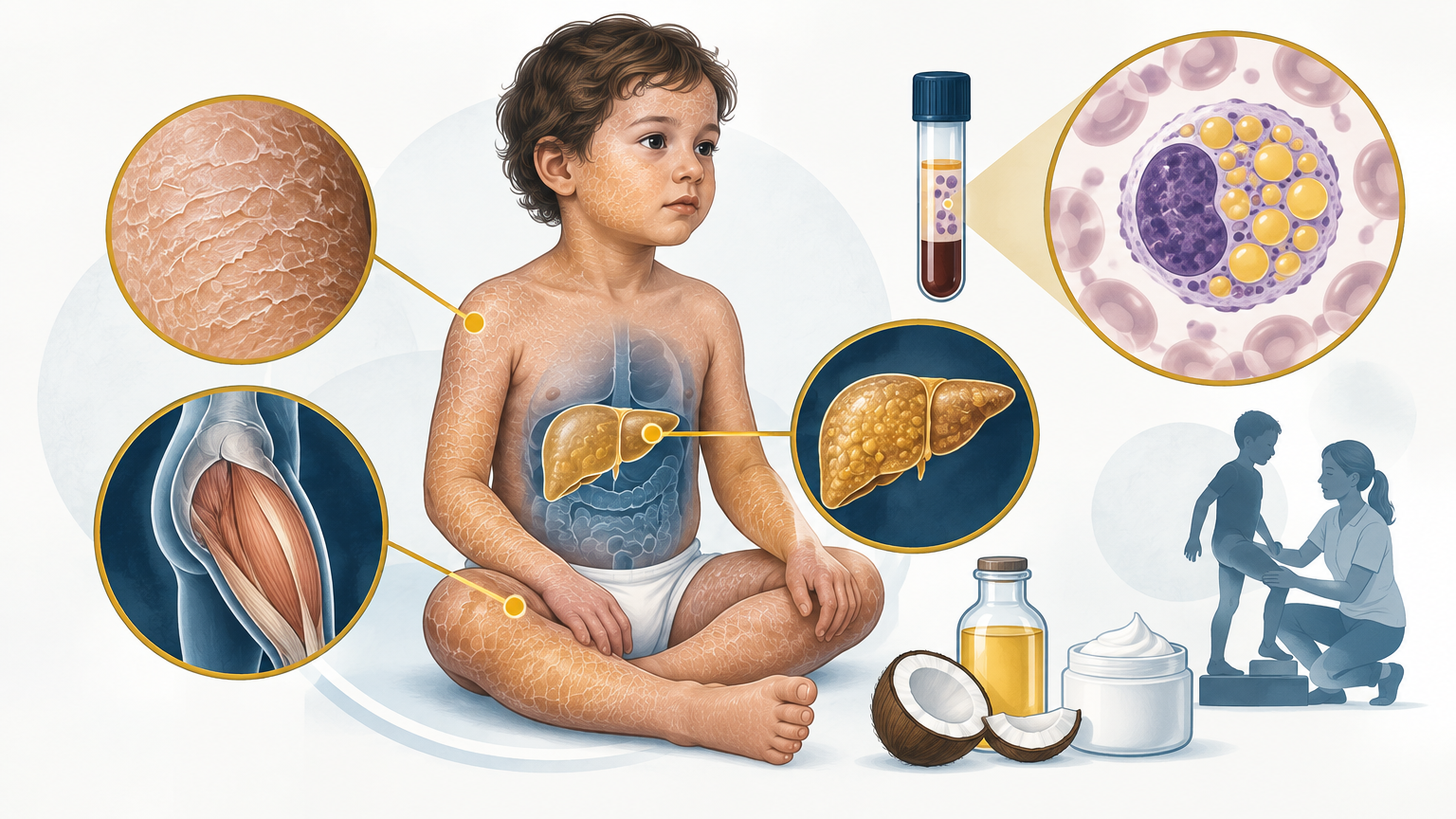 صورة توضيحية عن Chanarin-Dorfman Syndrome | متلازمة تشانارين – دورفمان — الأمراض النادرة | فارماستان