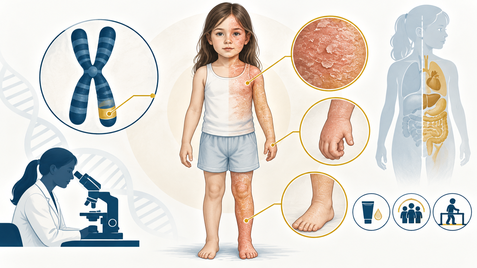 صورة توضيحية عن CHILD syndrome | متلازمة CHILD — الأمراض النادرة | فارماستان