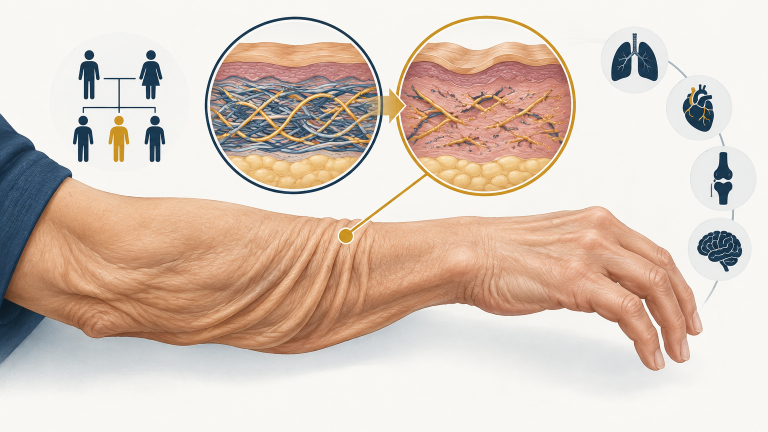 صورة توضيحية عن Cutis Laxa | ارتخاء الجلد — الجلدية والتجميل | فارماستان