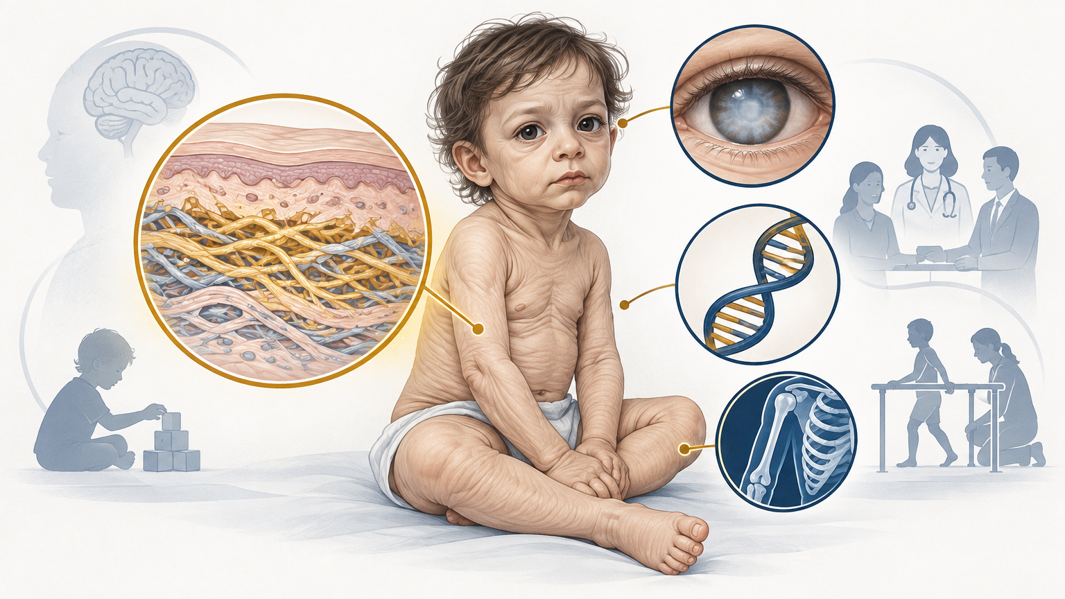 صورة توضيحية عن De Barsy Syndrome | متلازمة دي بارسي — الأمراض النادرة | فارماستان