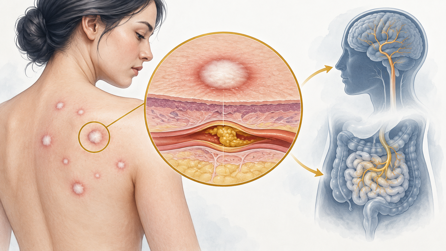 صورة توضيحية عن Degos disease | داء ديغوس — الجلدية والتجميل | فارماستان