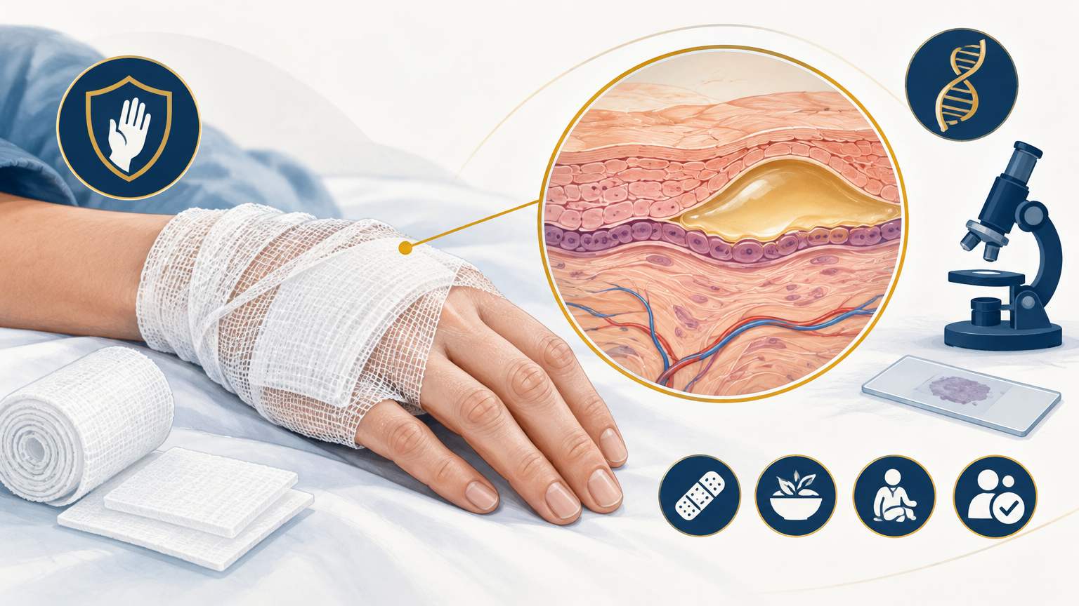 صورة توضيحية عن Epidermolysis Bullosa | انحلال البشرة الفقاعي — الجلدية والتجميل | فارماستان
