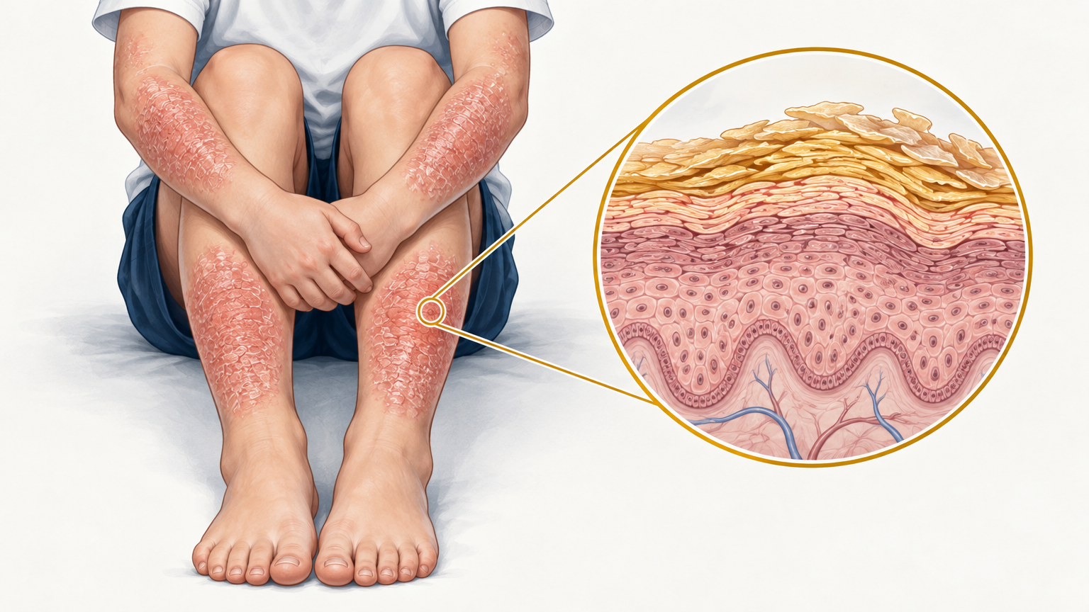 صورة توضيحية عن Erythrokeratoderma | احمرار الجلد التقشري — الجلدية والتجميل | فارماستان