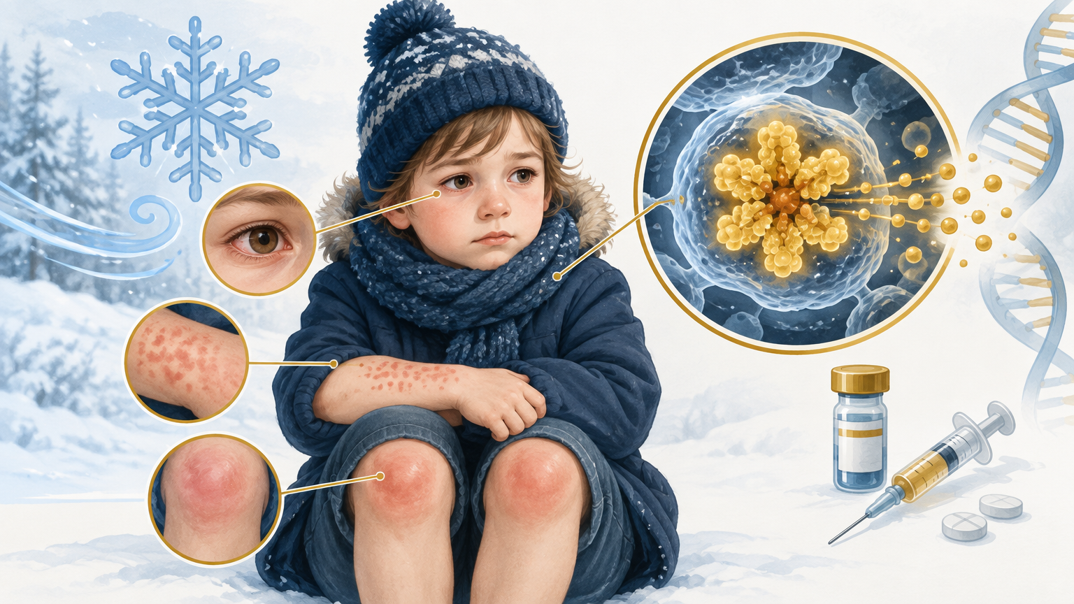 صورة توضيحية عن Familial Cold Autoinflammatory Syndrome | متلازمة التهاب الأوعية الذاتي العائلية الناجمة عن البرد — الجهاز المناعي | فارماستان
