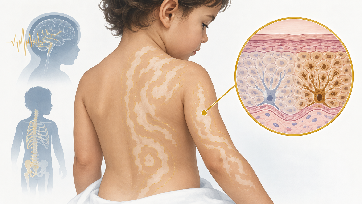 صورة توضيحية عن Hypomelanosis of Ito | نقص التصبغ إيتو — الأمراض النادرة | فارماستان