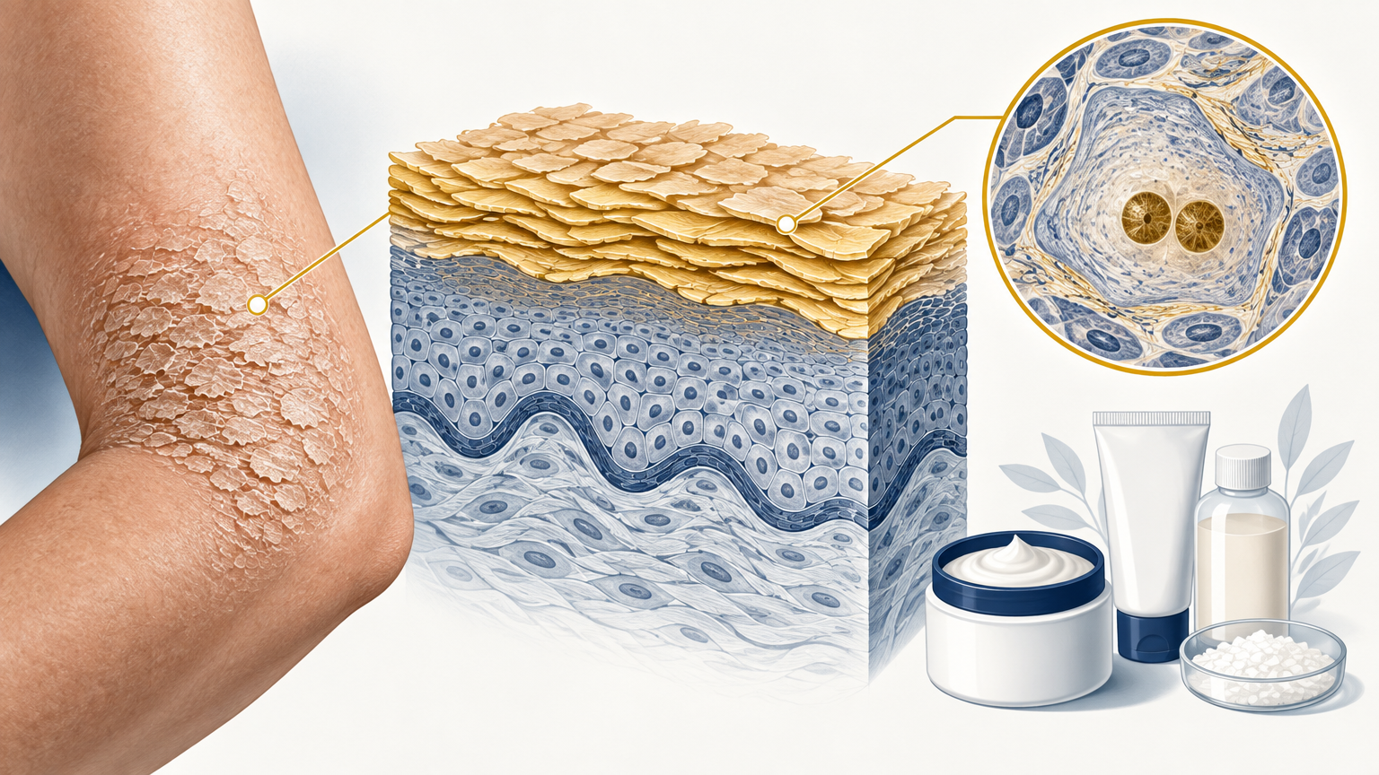 صورة توضيحية عن Ichthyosis hystrix, Curth-Macklin type | السماك القرني الستريكس، نوع كورث-ماكلين — الجلدية والتجميل | فارماستان