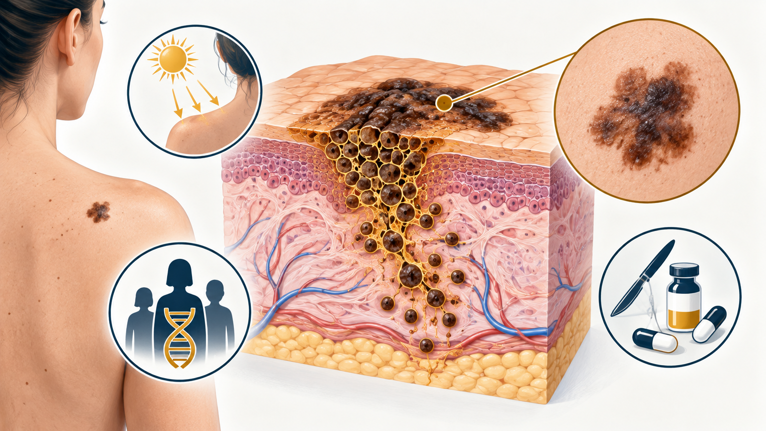 صورة توضيحية عن Malignant Melanoma | الورم الميلانيني الخبيث — الأورام و السرطان | فارماستان