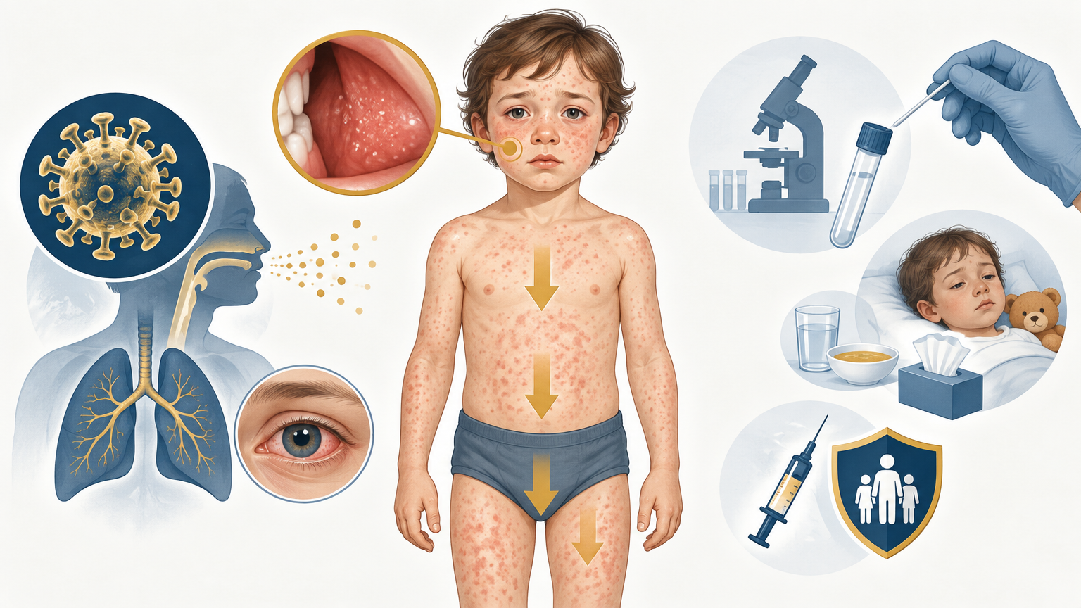 صورة توضيحية عن Measles | الحصبة — الأمراض المعدية | فارماستان