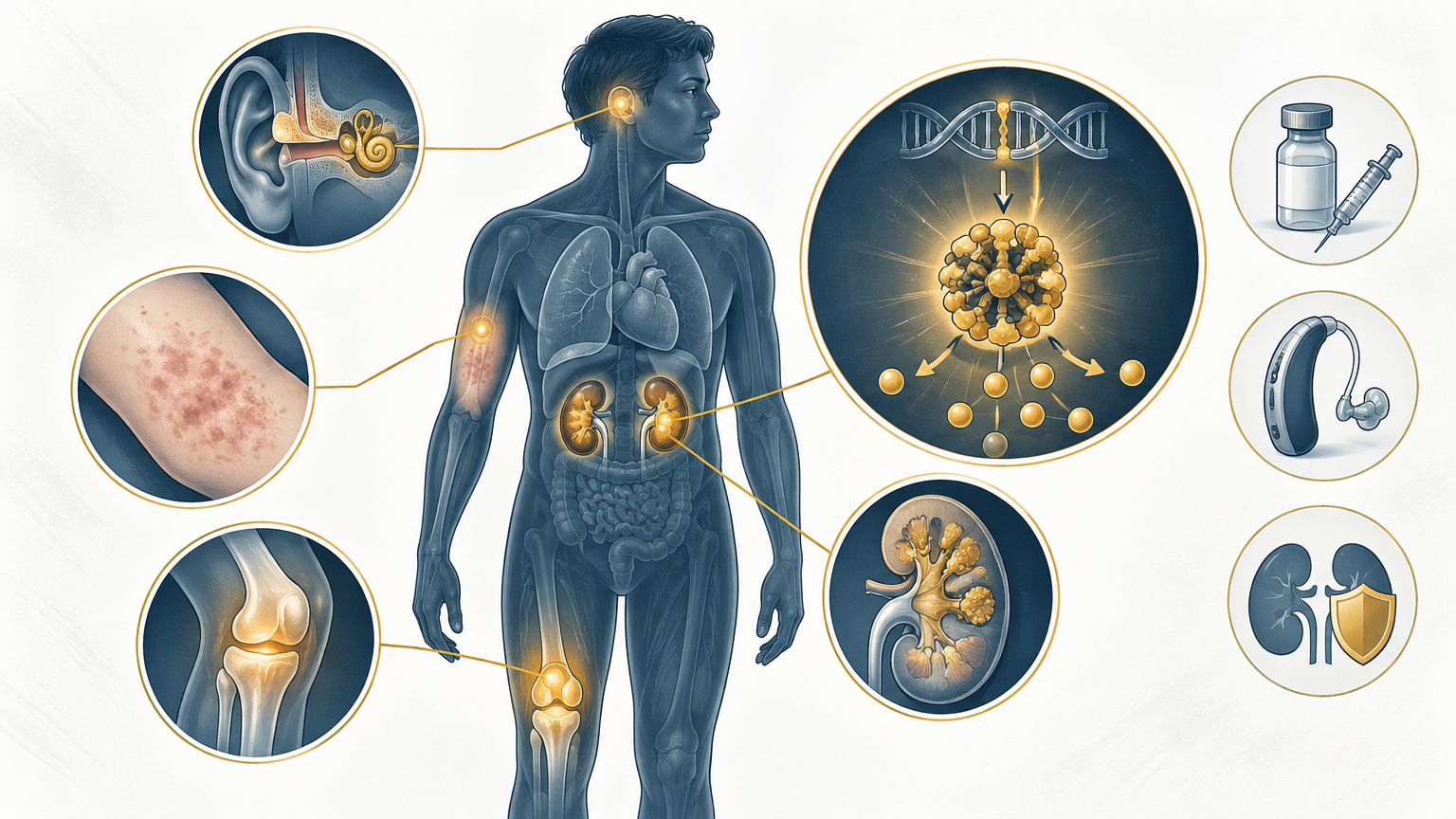 صورة توضيحية عن Muckle-Wells Syndrome | متلازمة مكل-ويلز — الأمراض النادرة | فارماستان