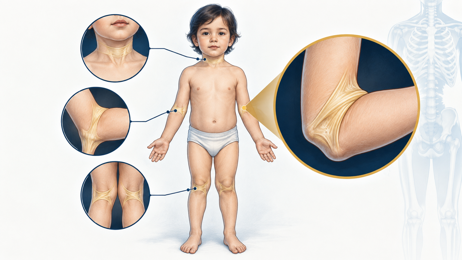 صورة توضيحية عن Multiple Pterygium Syndrome | متلازمة الجناح المتعدد — الأمراض النادرة | فارماستان