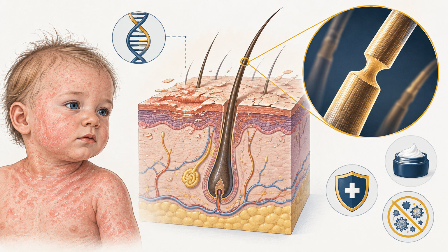 صورة توضيحية عن Netherton Syndrome | متلازمة نذرثون — الأمراض النادرة | فارماستان