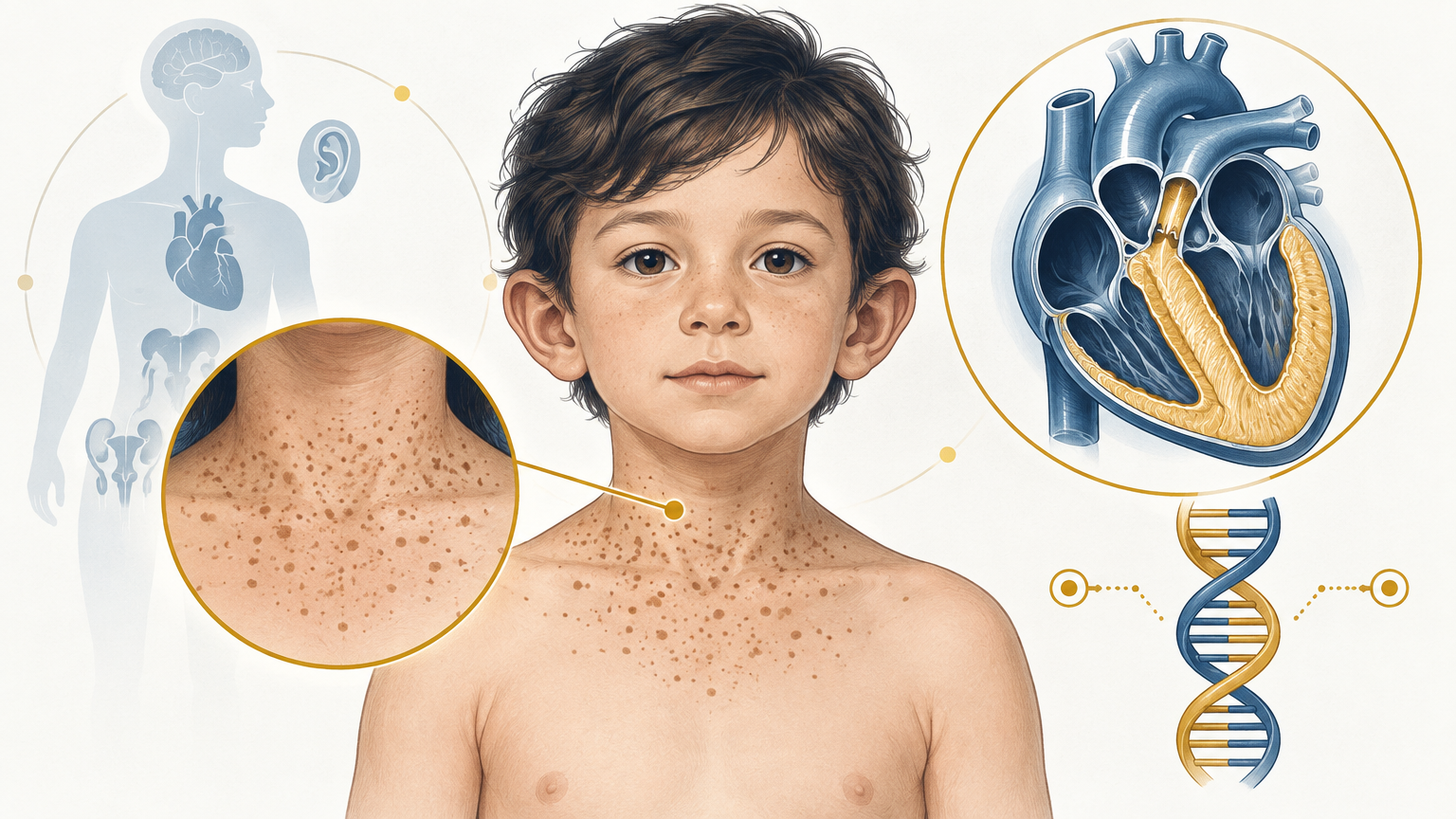 صورة توضيحية عن Noonan Syndrome with Multiple Lentigines | متلازمة نونان مع وجود عدسيات متعددة — الأمراض النادرة | فارماستان