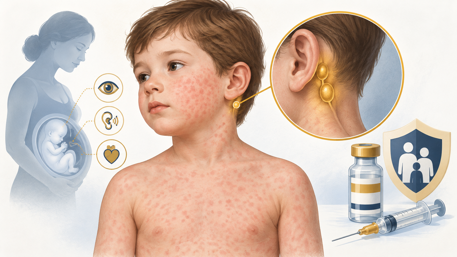 صورة توضيحية عن Rubella | الحصبة الألمانية — الأمراض المعدية | فارماستان