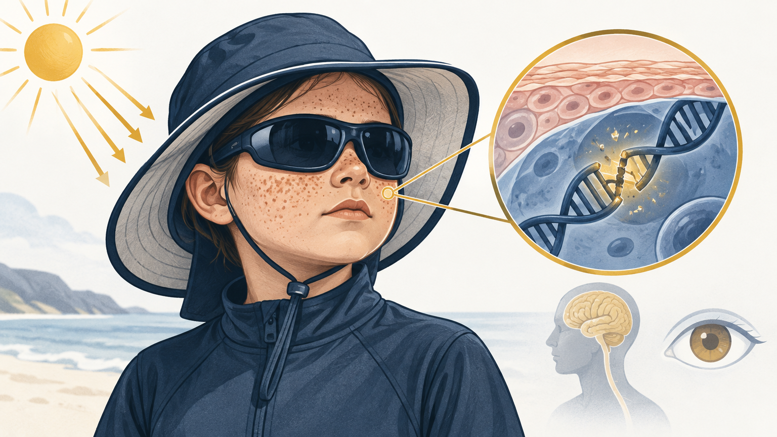 صورة توضيحية عن Xeroderma Pigmentosum | جفاف الجلد المصطبغ — الأمراض النادرة | فارماستان